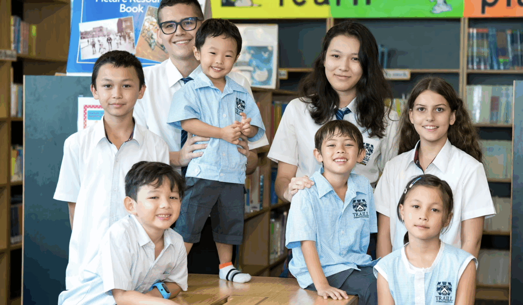 トレイルインターナショナルスクールのキャンパス風景